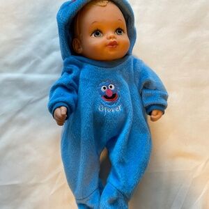 Vintage 1990 14” Lauer Water Babies Doll Sesame Street Grover Costume